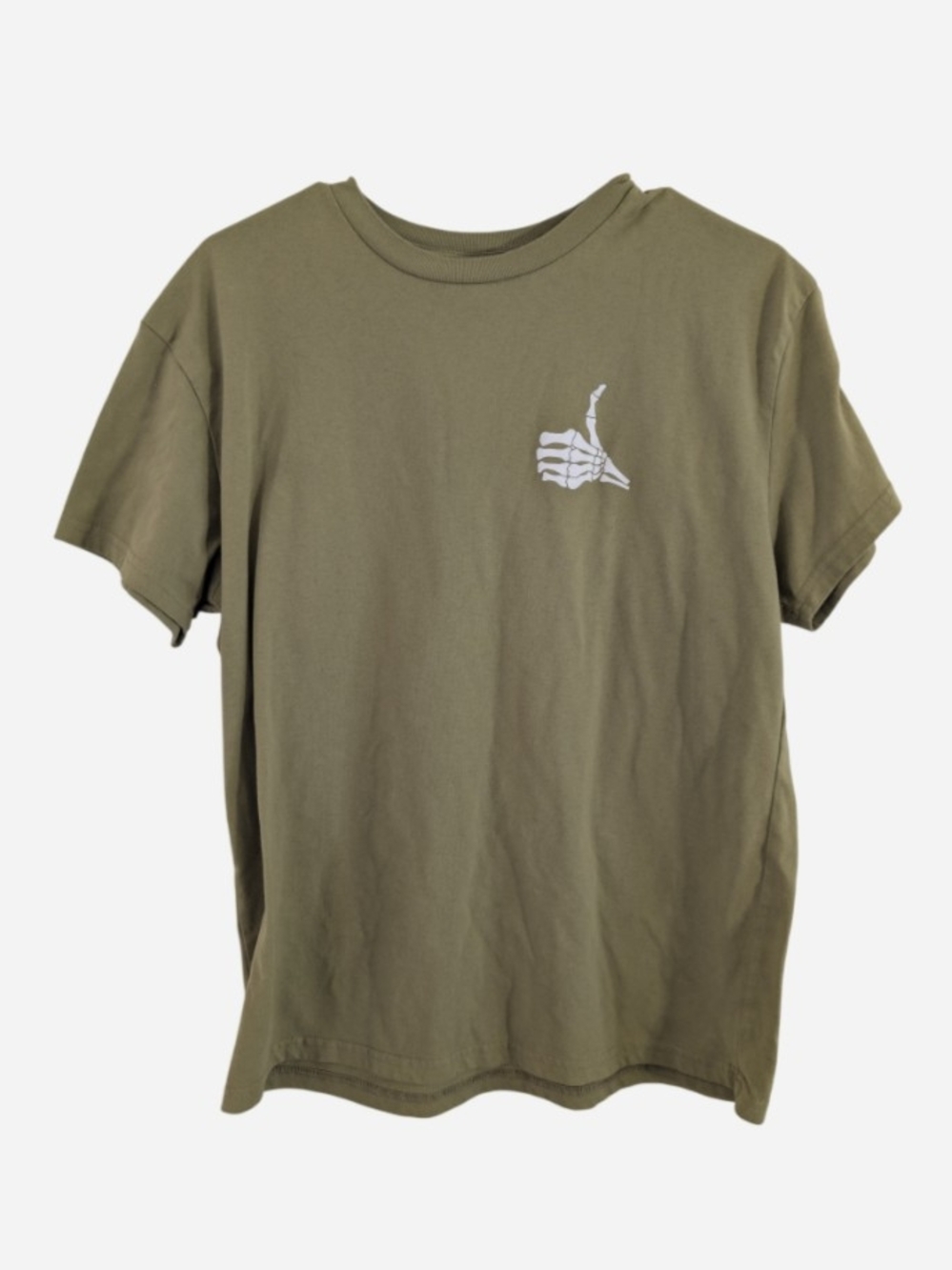 Olive Green Graphic Tee Medium